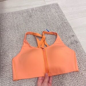 Lululemon Energy Zip-Front Bra *High-Support, B–G Cups peach tone 36 C